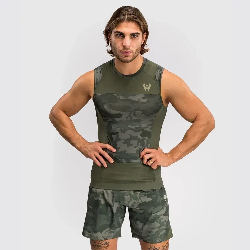 G-Fit Air Men’s Sleeveless Rashguard – Army Camo