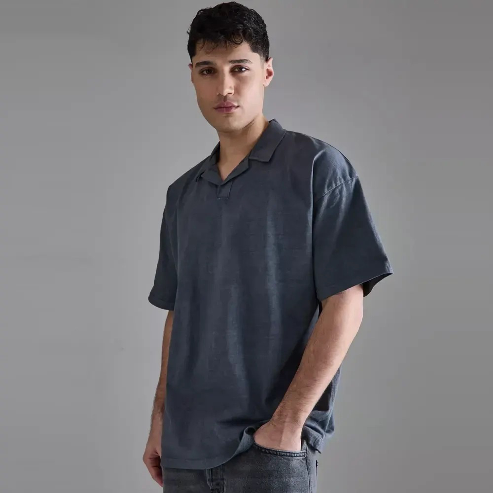 Oversized Revere Wash Polo